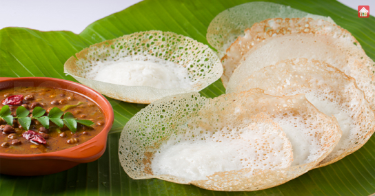 Appam-Kerala--regional-meals