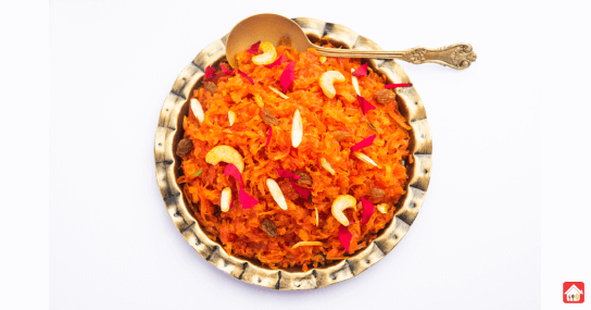 gajar-ka-halwa--Indian-delicacies