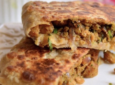 Mutton Mughlai Paratha.  Please Place Order One Day In Advance.
