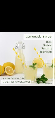 Lemonade Syrup Of 1 Litre Bottle