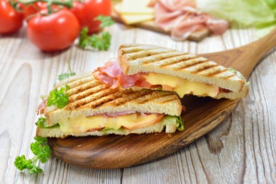 Veg Sandwich Grilled With Cheese
