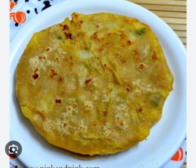 Aalloo Paratha With Curd (Butter) (Min 5)