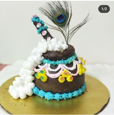 Order Auspicious Janmashtami Cake Online in Noida, Delhi NCR | Kingdom of  Cakes