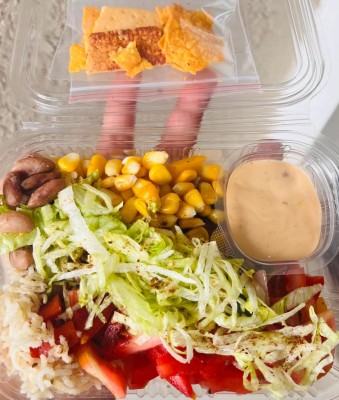 Mexican Burrito Bowl Salad( Wednesday 5th April)