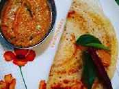 Millet Dosa With Chutney One Glass Smoothie