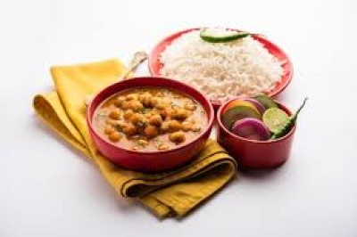 Chole Rice Platter (Jain FOOD Available)